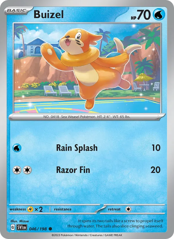 Buizel - Scarlet & Violet Pokemon Card