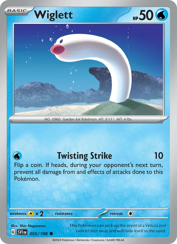 Wiglett - Scarlet & Violet Pokemon Card