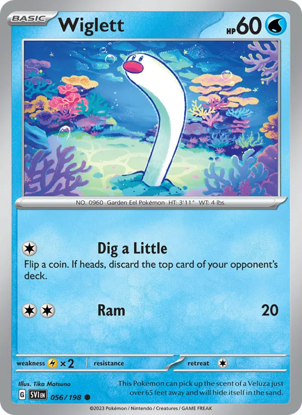 Wiglett - Scarlet & Violet Pokemon Card