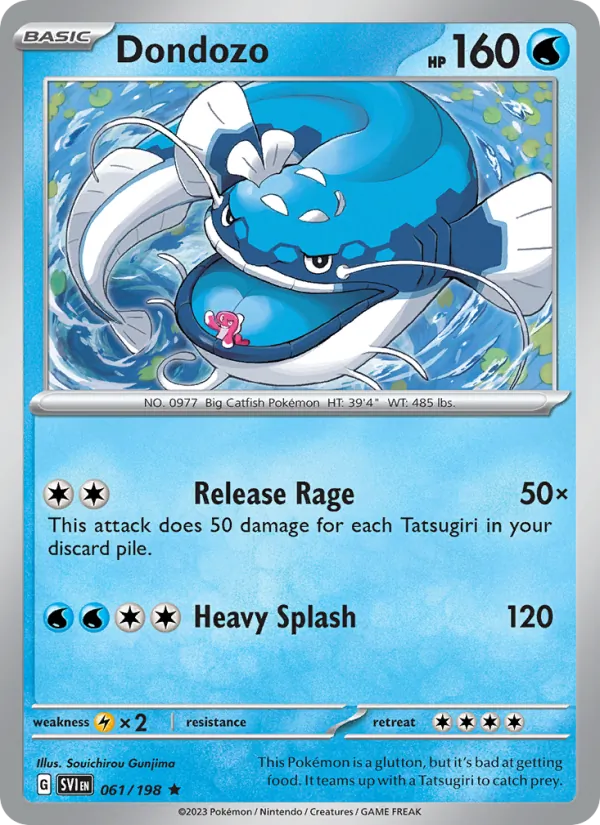 Dondozo - Scarlet & Violet Pokemon Card