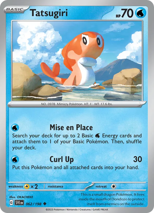 Tatsugiri - Scarlet & Violet Pokemon Card