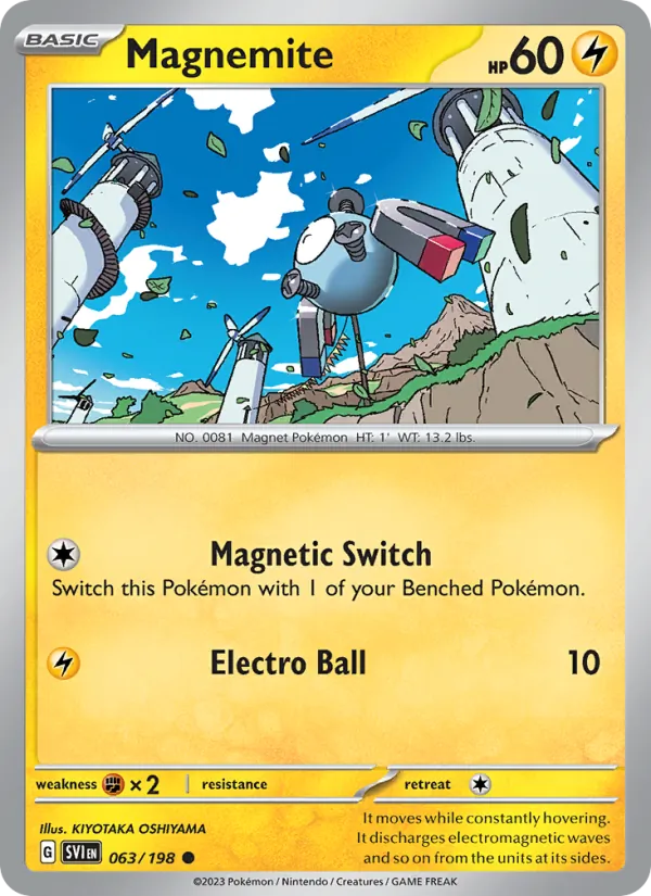 Magnemite - Scarlet & Violet Pokemon Card