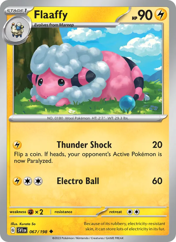 Flaaffy - Scarlet & Violet Pokemon Card