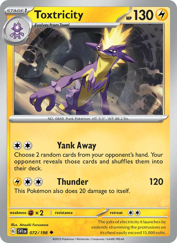 Toxtricity - Scarlet & Violet Pokemon Card