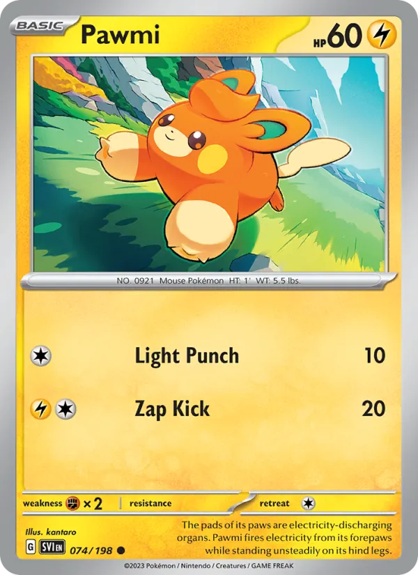 Pawmi - Scarlet & Violet Pokemon Card