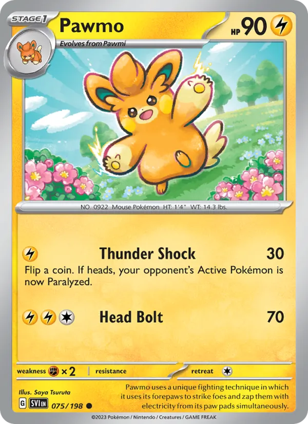 Pawmo - Scarlet & Violet Pokemon Card