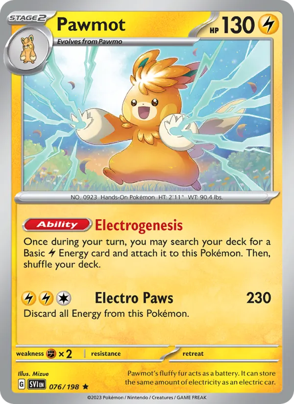Pawmot - Scarlet & Violet Pokemon Card