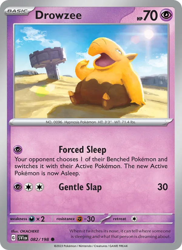 Drowzee - Scarlet & Violet Pokemon Card