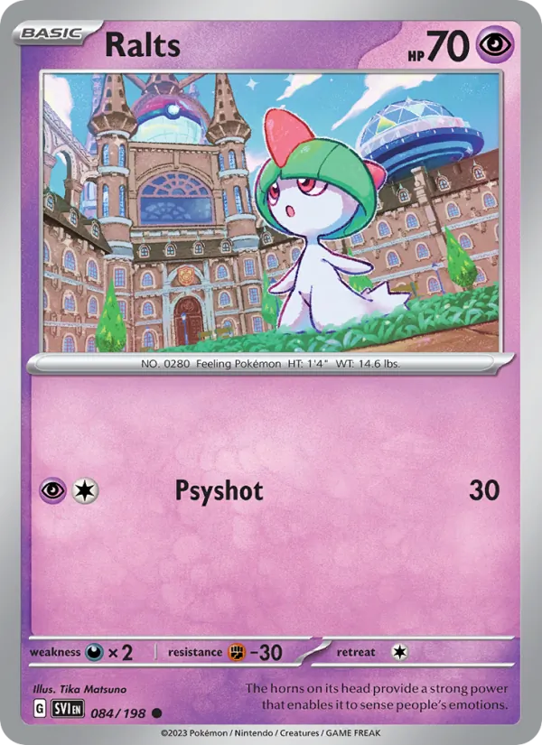 Ralts - Scarlet & Violet Pokemon Card