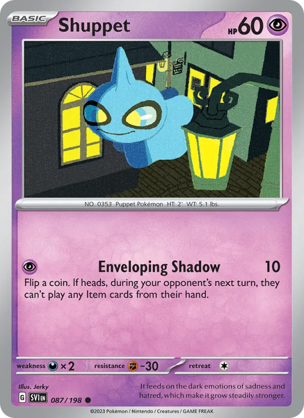 Shuppet - Scarlet & Violet Pokemon Card