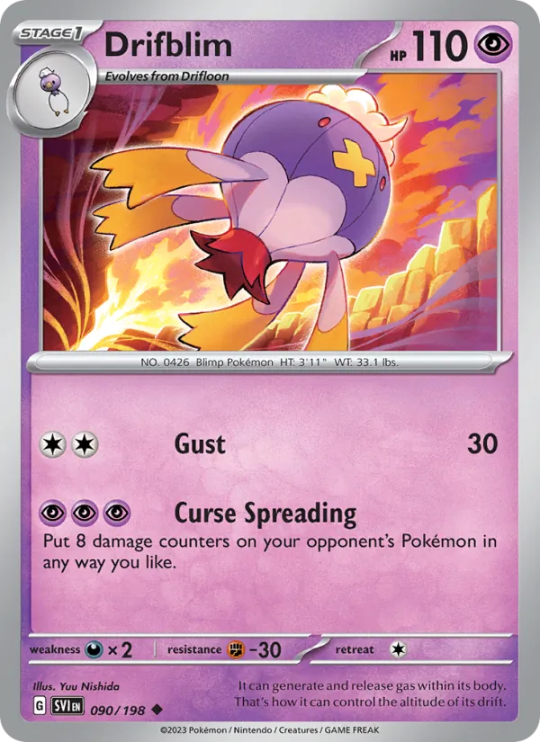 Drifblim - Scarlet & Violet Pokemon Card