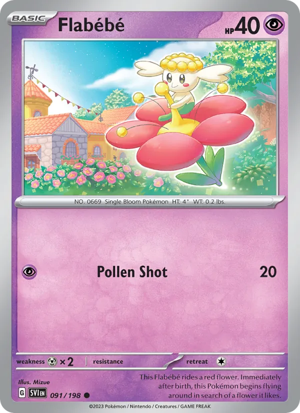 Flabébé - Scarlet & Violet Pokemon Card