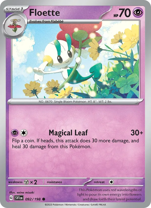 Floette - Scarlet & Violet Pokemon Card
