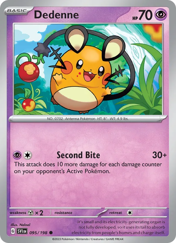 Dedenne - Scarlet & Violet Pokemon Card