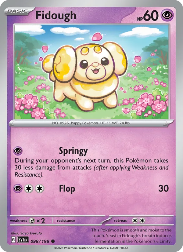 Fidough - Scarlet & Violet Pokemon Card