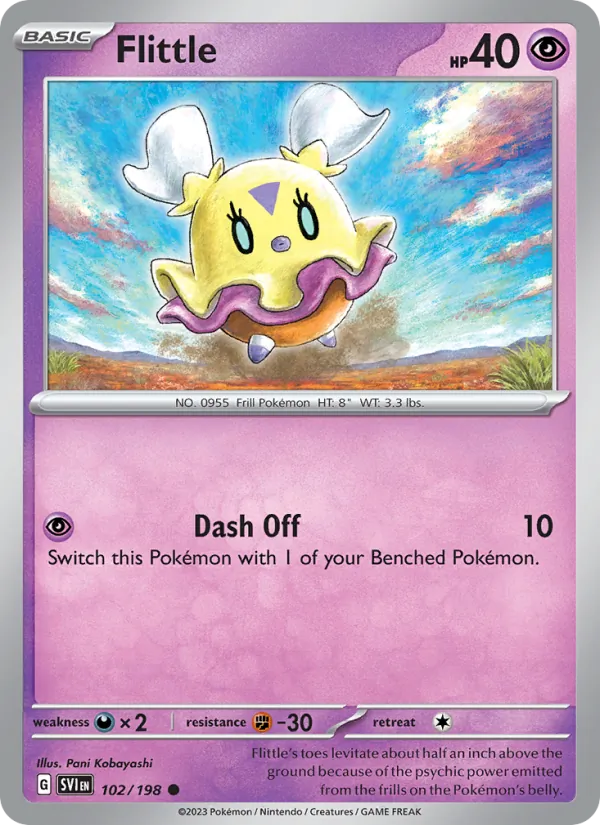 Flittle - Scarlet & Violet Pokemon Card