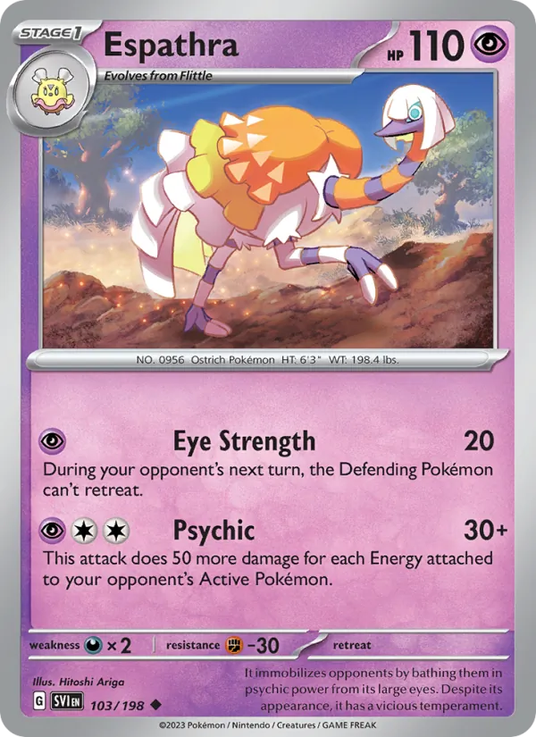 Espathra - Scarlet & Violet Pokemon Card