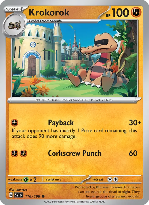 Krokorok - Scarlet & Violet Pokemon Card