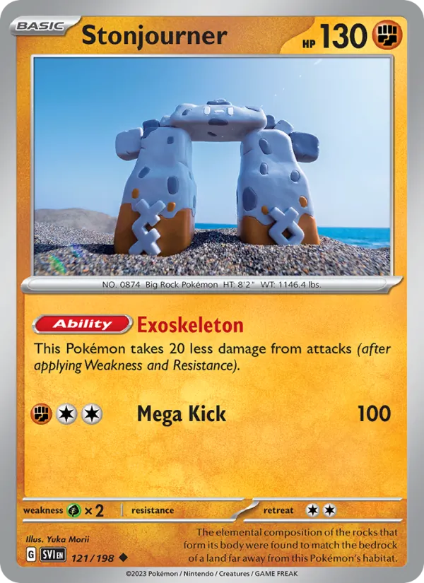 Stonjourner - Scarlet & Violet Pokemon Card