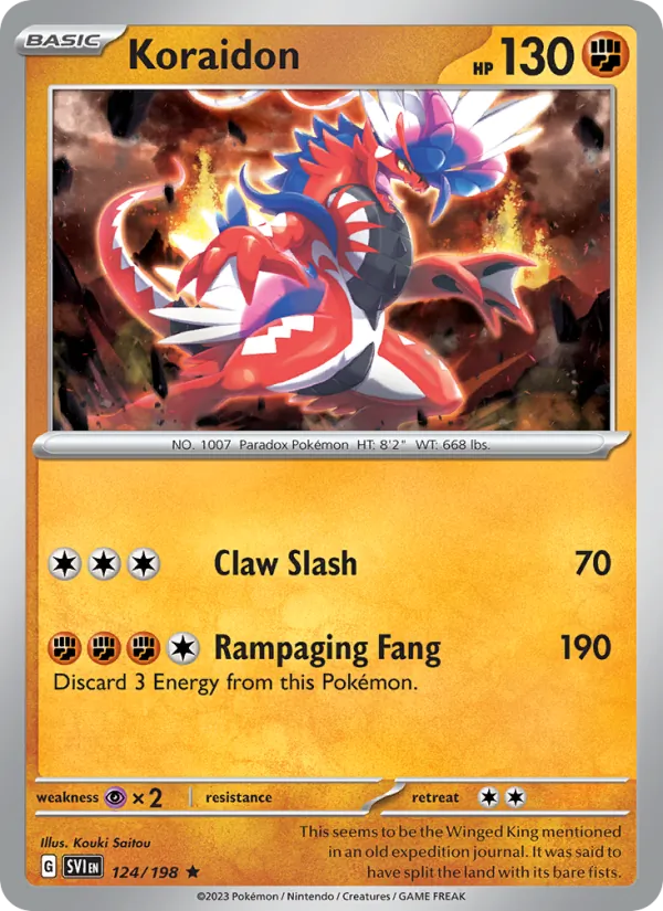 Koraidon - Scarlet & Violet Pokemon Card