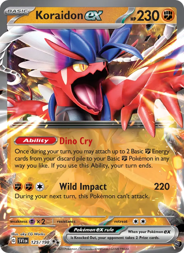 Koraidon ex - Scarlet & Violet Pokemon Card