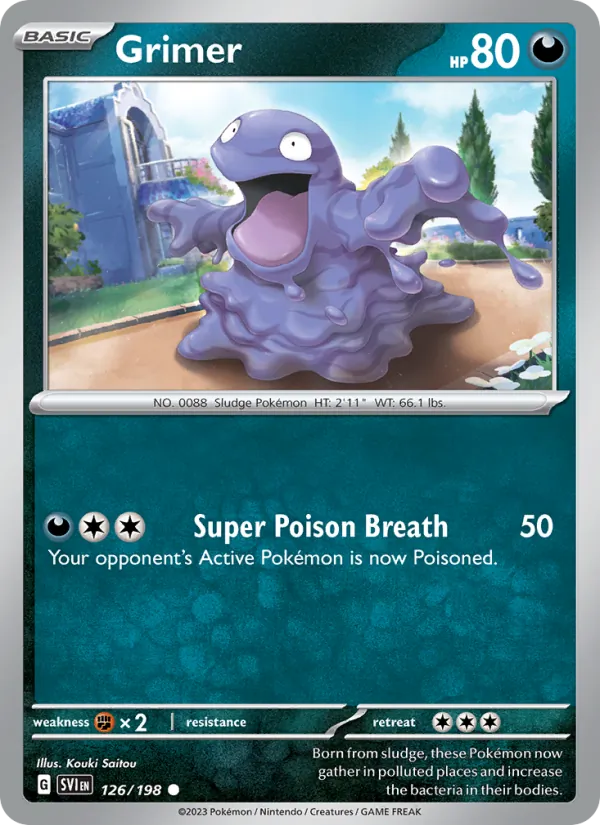 Grimer - Scarlet & Violet Pokemon Card