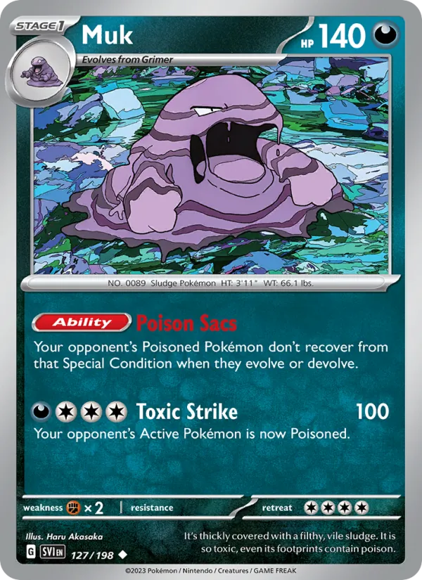 Muk - Scarlet & Violet Pokemon Card