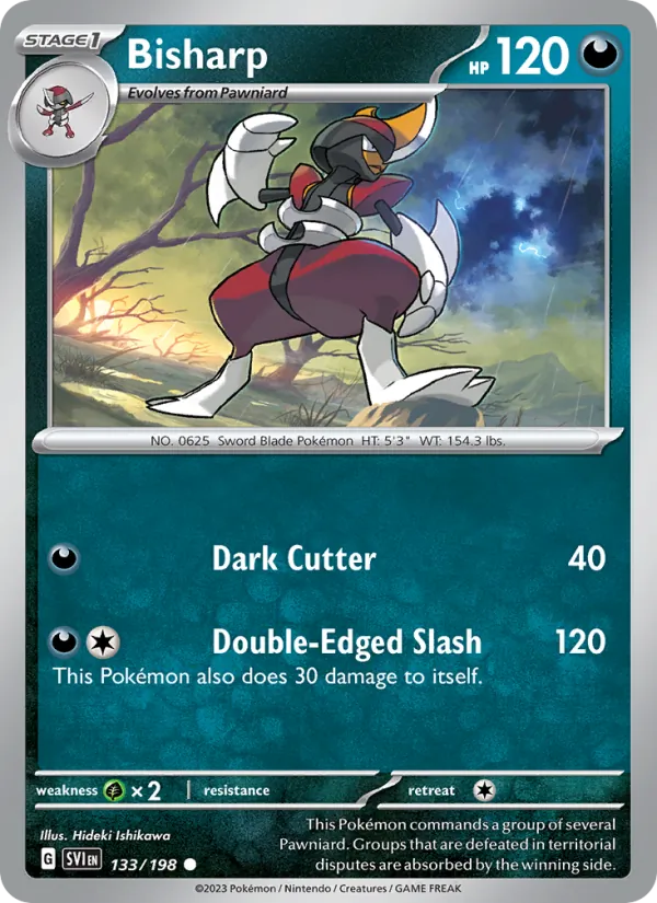 Bisharp - Scarlet & Violet Pokemon Card