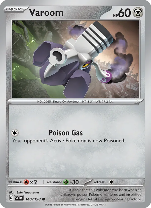 Varoom - Scarlet & Violet Pokemon Card