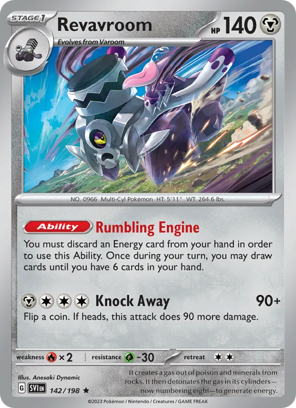 Revavroom - Scarlet & Violet Pokemon Card