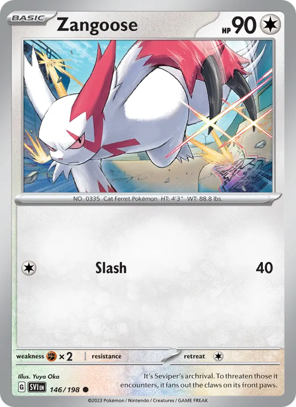 Zangoose - Scarlet & Violet Pokemon Card