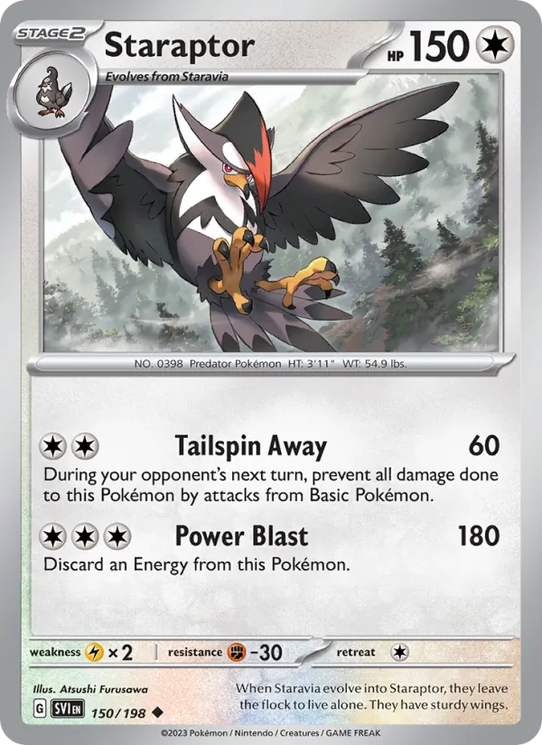 Staraptor - Scarlet & Violet Pokemon Card