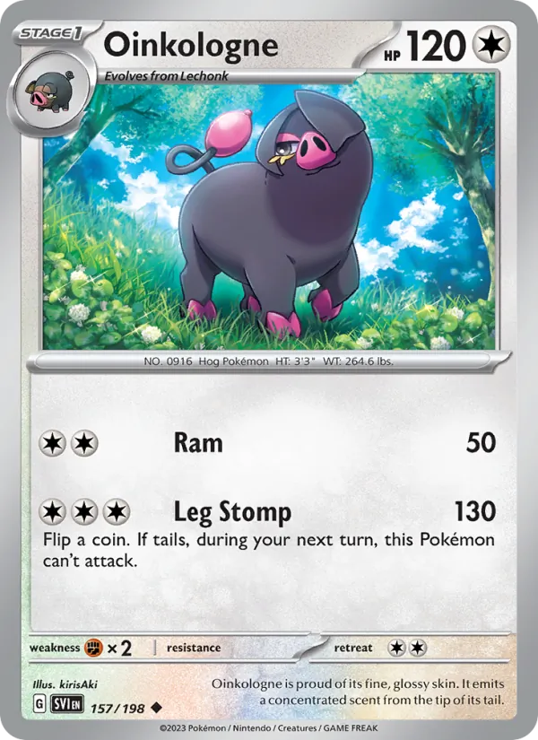 Oinkologne - Scarlet & Violet Pokemon Card