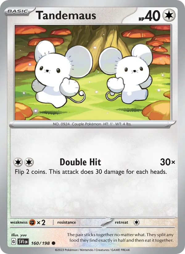 Tandemaus - Scarlet & Violet Pokemon Card