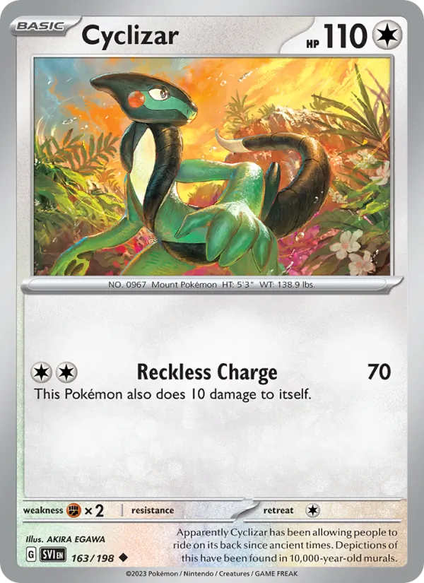 Cyclizar - Scarlet & Violet Pokemon Card