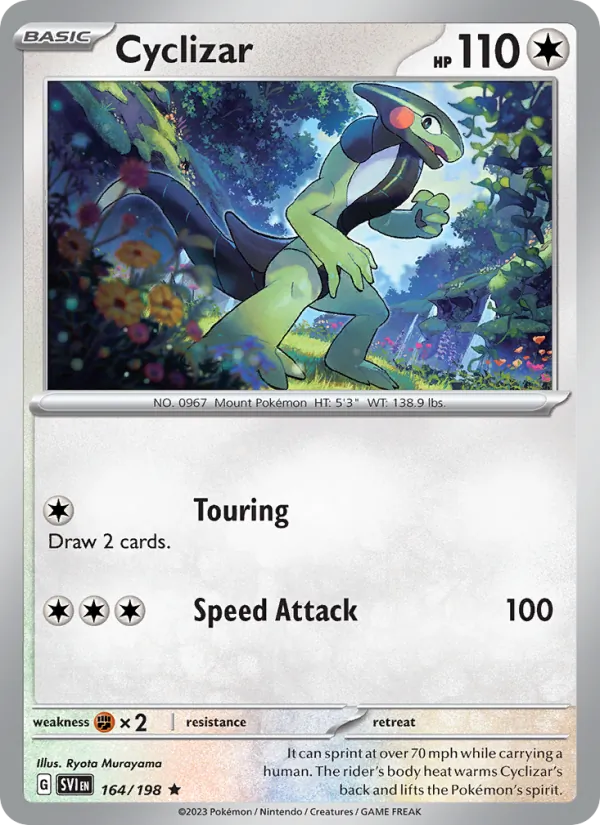 Cyclizar - Scarlet & Violet Pokemon Card