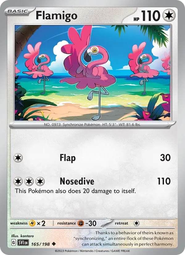 Flamigo - Scarlet & Violet Pokemon Card