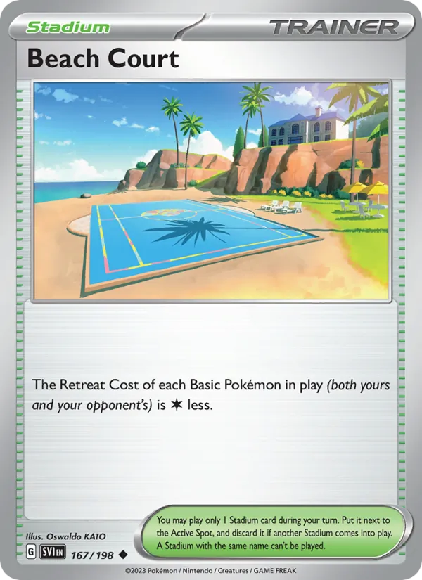 Beach Court - Scarlet & Violet Pokemon Card
