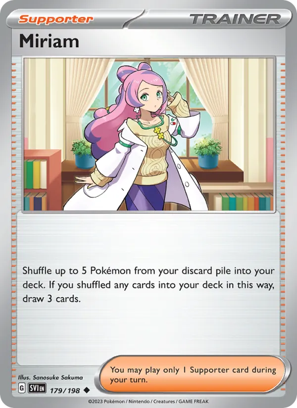 Miriam - Scarlet & Violet Pokemon Card
