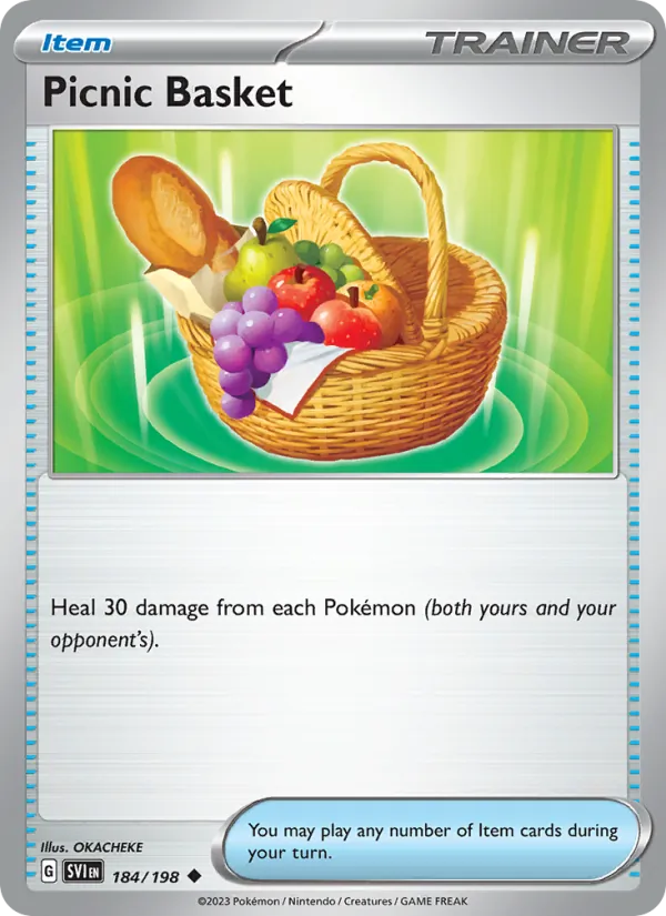 Picnic Basket - Scarlet & Violet Pokemon Card