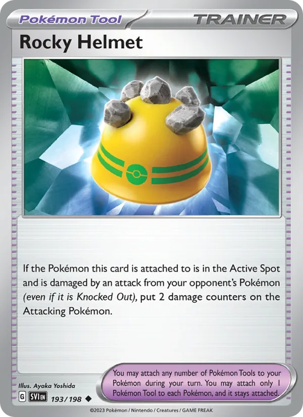 Rocky Helmet - Scarlet & Violet Pokemon Card