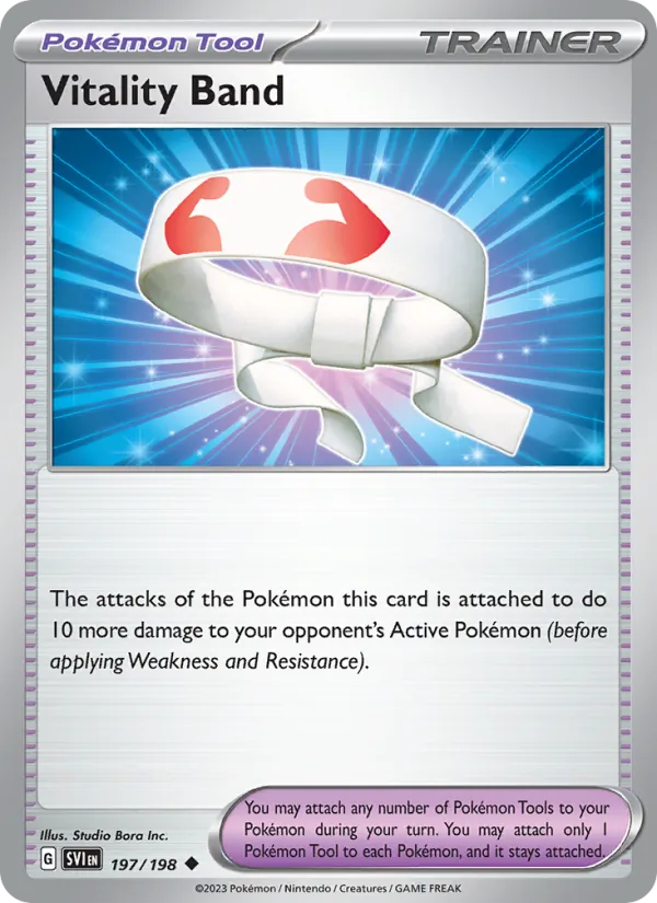 Vitality Band - Scarlet & Violet Pokemon Card