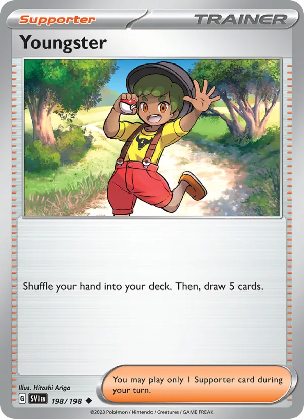 Youngster - Scarlet & Violet Pokemon Card