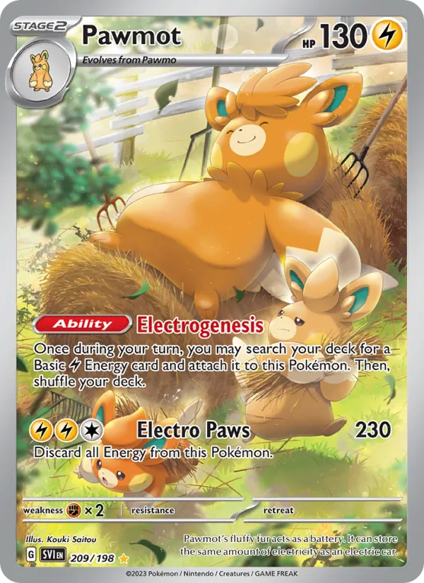 Pawmot - Scarlet & Violet Pokemon Card