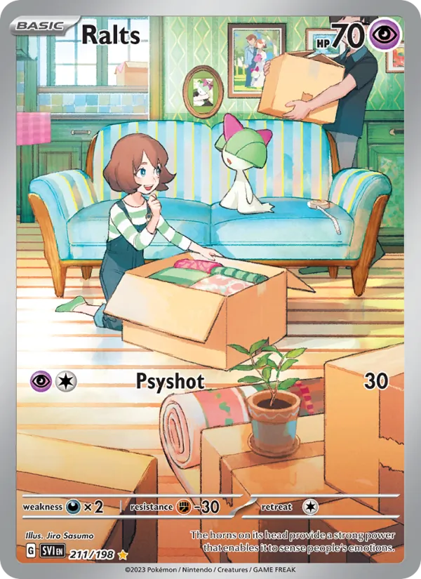 Ralts - Scarlet & Violet Pokemon Card