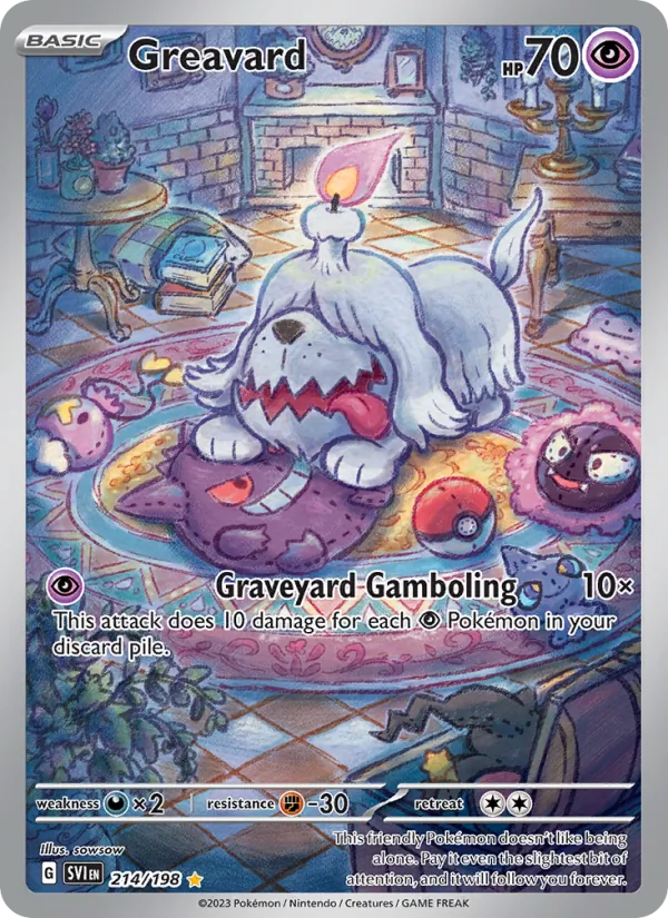 Greavard - Scarlet & Violet Pokemon Card