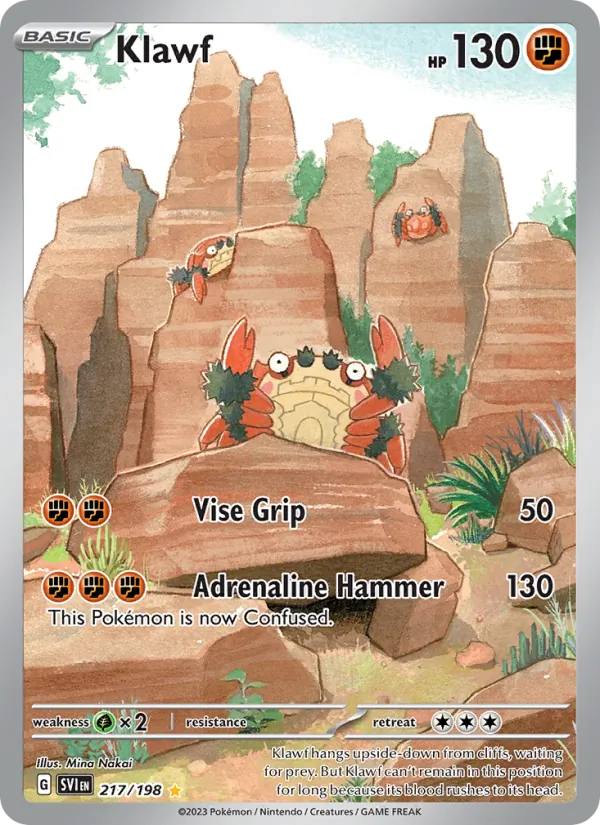 Klawf - Scarlet & Violet Pokemon Card