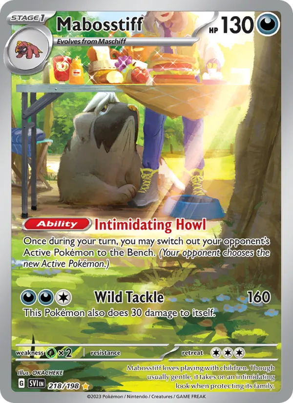 Mabosstiff - Scarlet & Violet Pokemon Card