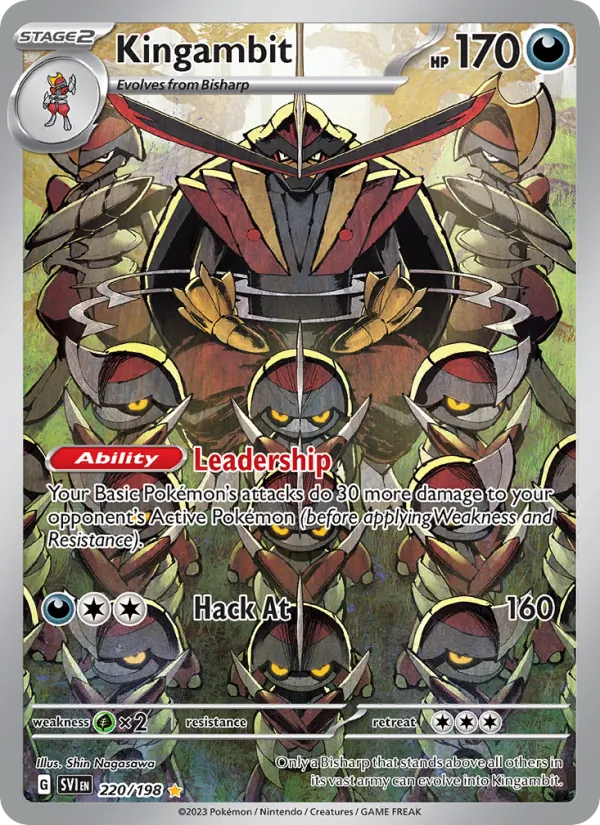 Kingambit - Scarlet & Violet Pokemon Card