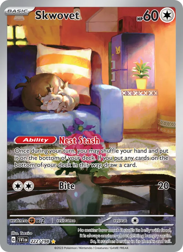 Skwovet - Scarlet & Violet Pokemon Card